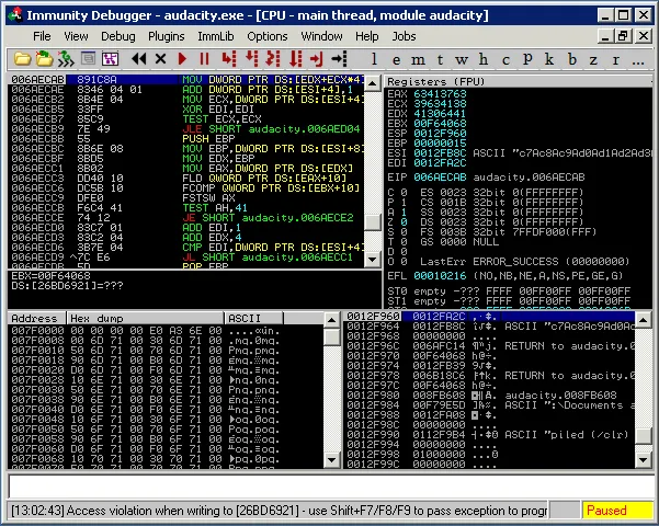Attach Following our Audacity Egg-hunt | Metasploit Unleashed